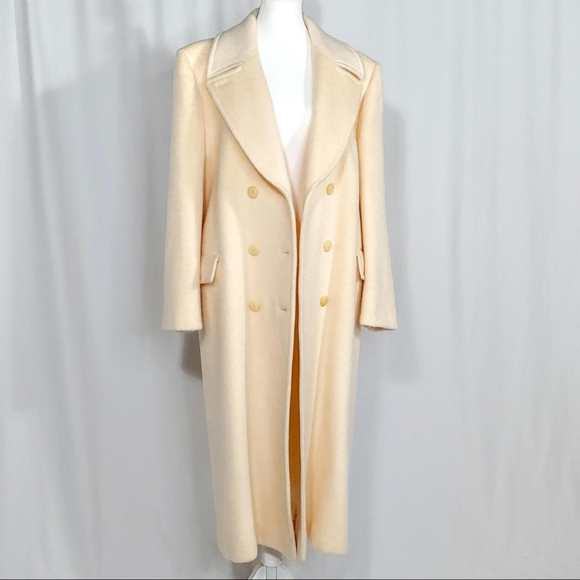 Vintage Pendleton cream wool overcoat - Picture 1 of 8